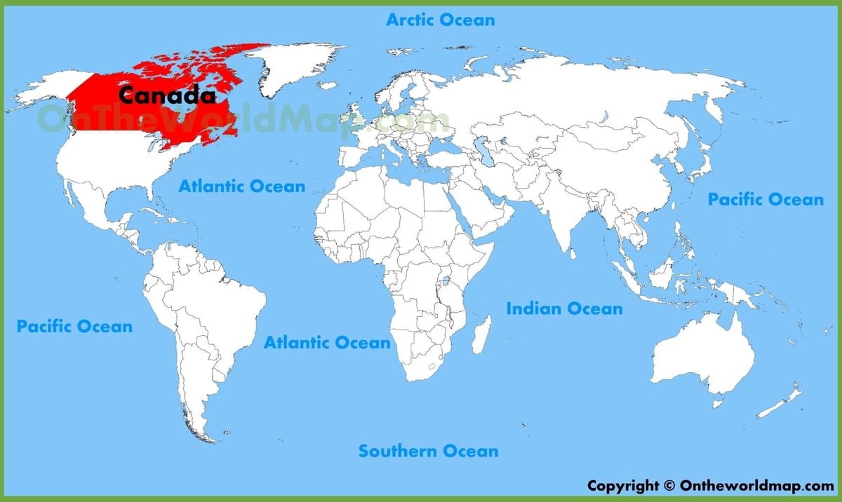 Canada word mappa