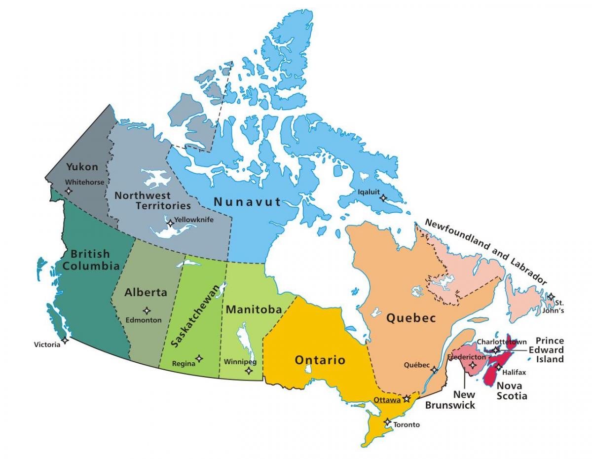 Canada scuole mappa