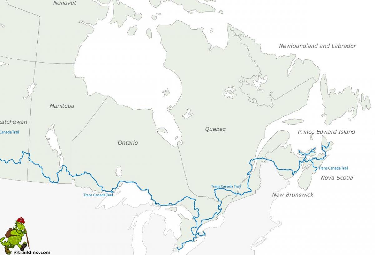 Canada trail mappa