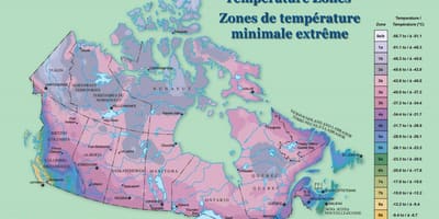 Mappa del Canada vento