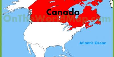 Canada america mappa
